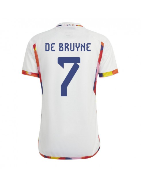 Belgien Kevin De Bruyne #7 Replika Borta Kläder VM 2022 Kortärmad
